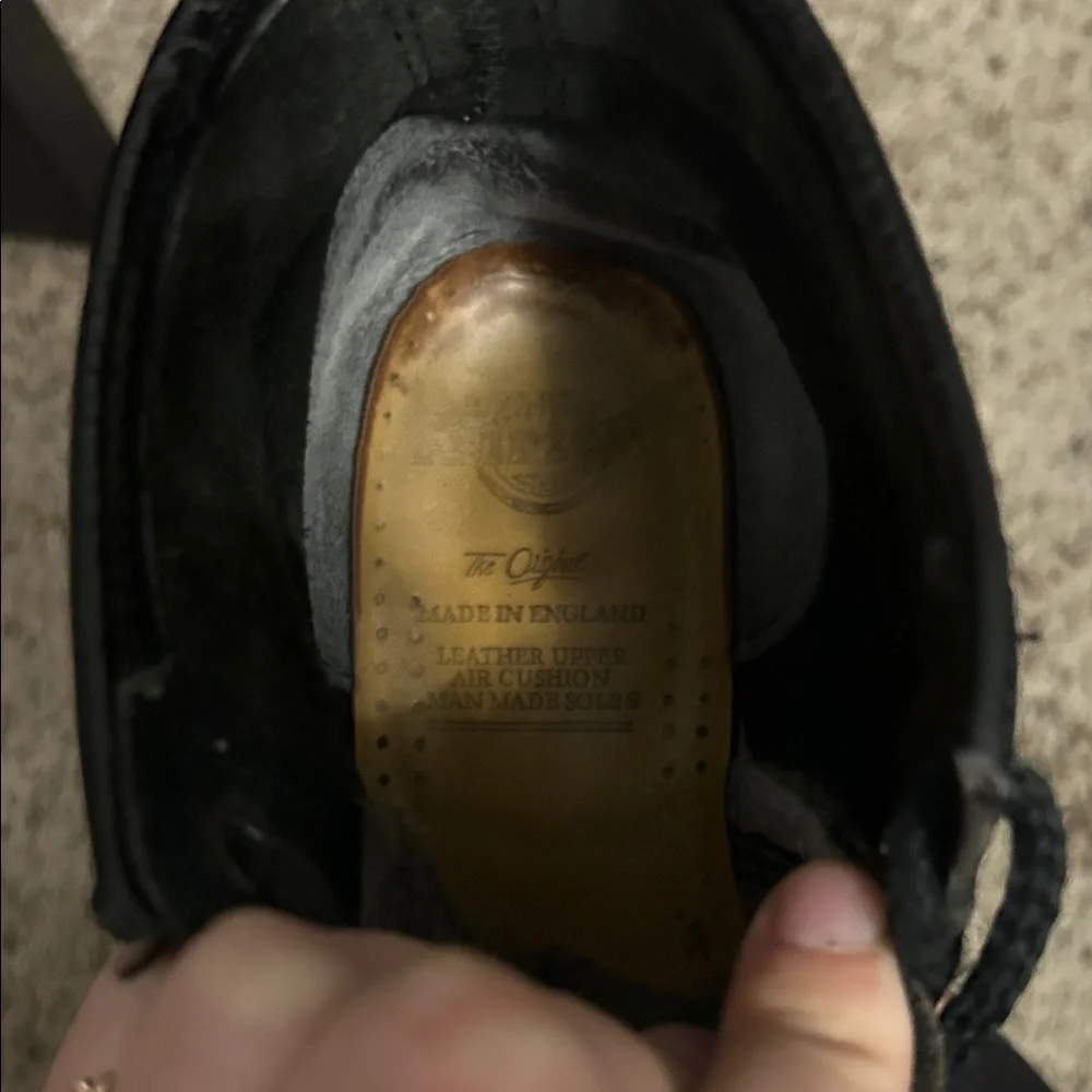 Dr Martens 90’s Vintage Made in England Black Leather Men's Boots - Picture 6 of 9